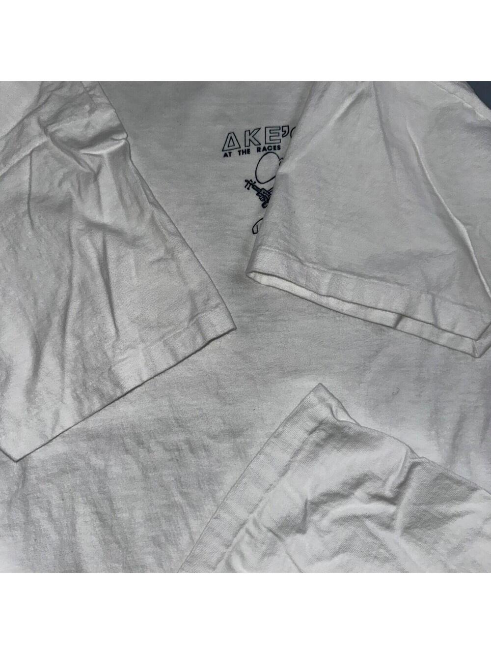 Rat Race Hanes Beefy XL Crazy VTG T Shirt 90s College Running 27 Funny Random - Picture 9 of 10